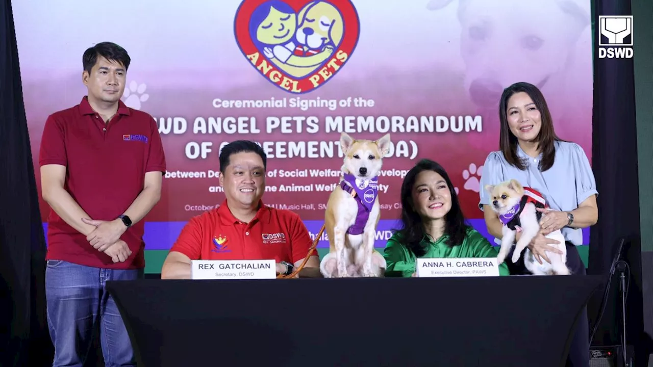 DSWD, PAWS tie-up to provide animal-assisted therapy