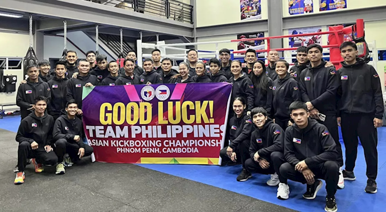 High hopes for PH kickboxers in 2024 Asian Championships