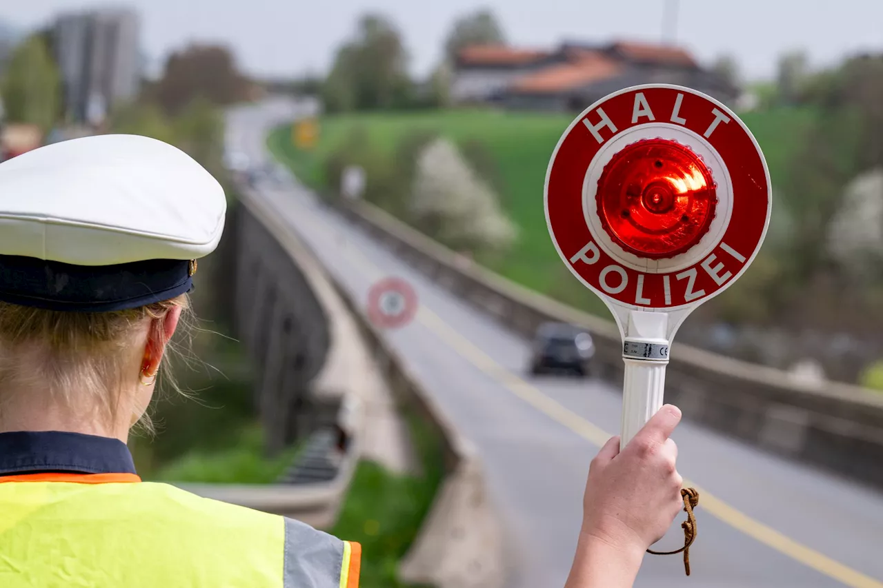 Mutmaßliches Schleuserauto prallt gegen Baum