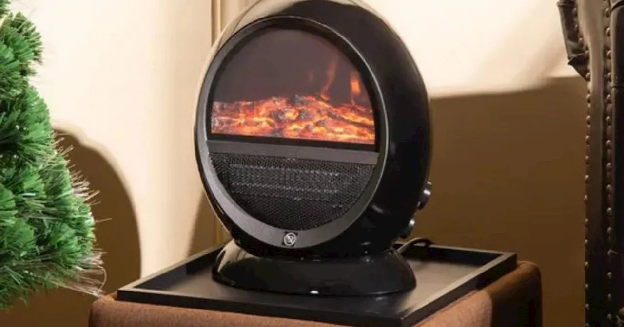 'Realistic' flame effect heater slashed by £24 at Debenhams