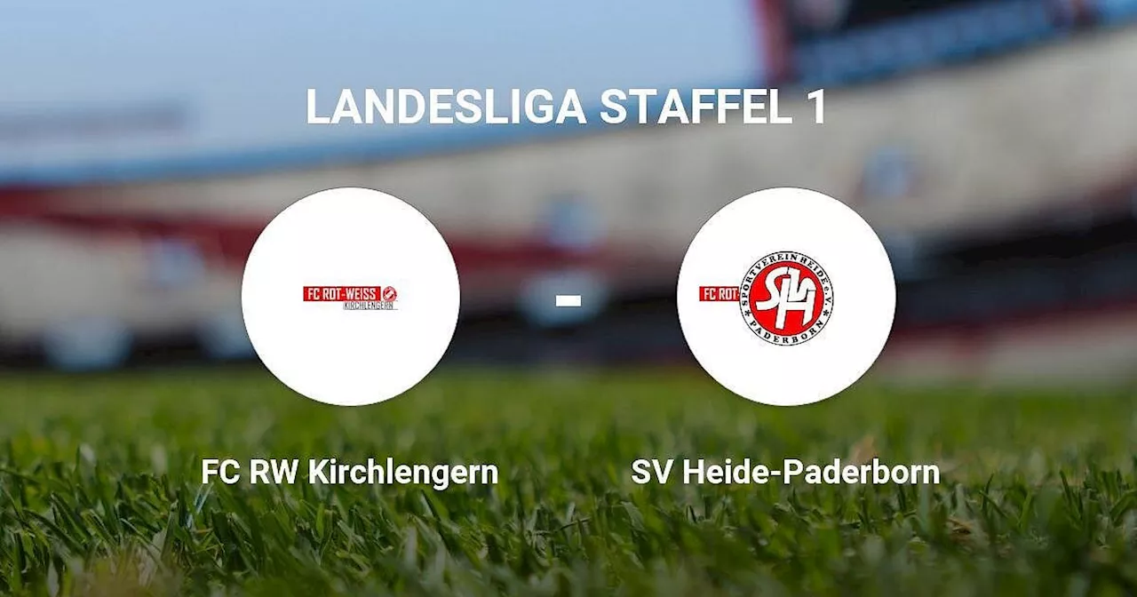 Das Match zwischen dem FC RW Kirchlengern und dem SV Heide-Paderborn endet unentschieden