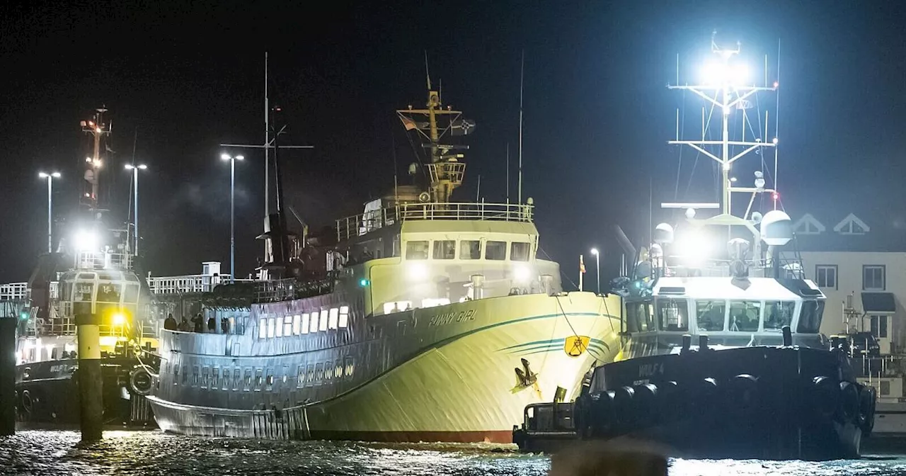 Fähre treibt auf der Nordsee - Passagiere bleiben gelassen