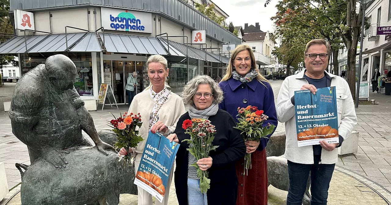 Herbst- und Bauernmarkt, Oktoberfest und verkaufsoffener Sonntag in Bad Oeynhausen