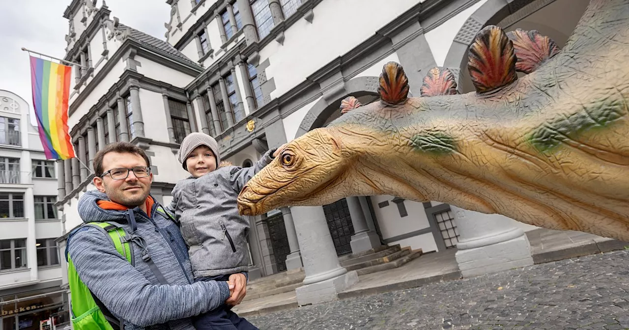 „Mega erfolgreiche Aktion“: Wo es die Dinos jetzt noch in Paderborn zu sehen gibt