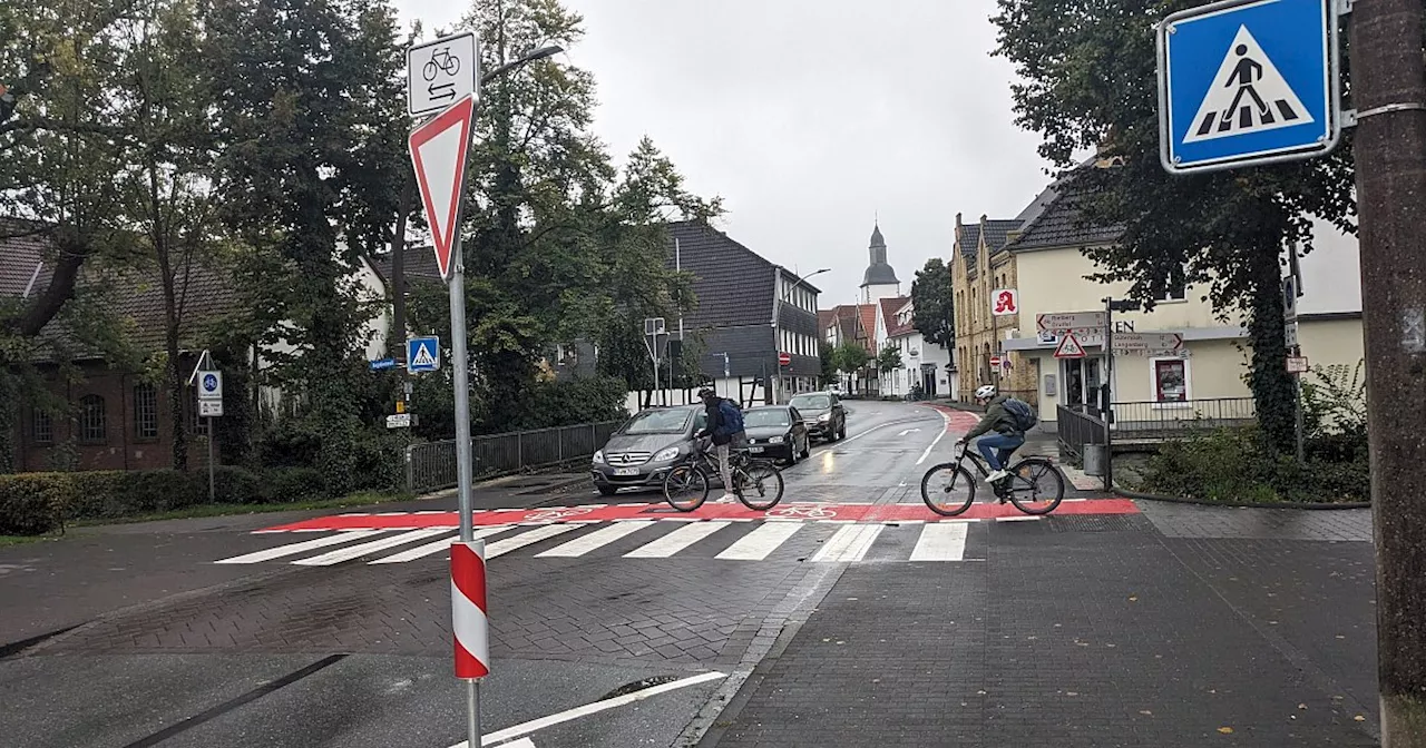 Neue Regelung: An dieser Straße im Kreis Gütersloh haben Fahrradfahrer jetzt Vorrang