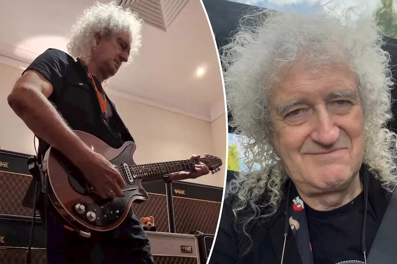 Queen’s Brian May performs despite 'really low' energy after stroke, didn’t pick up a guitar for 2 months