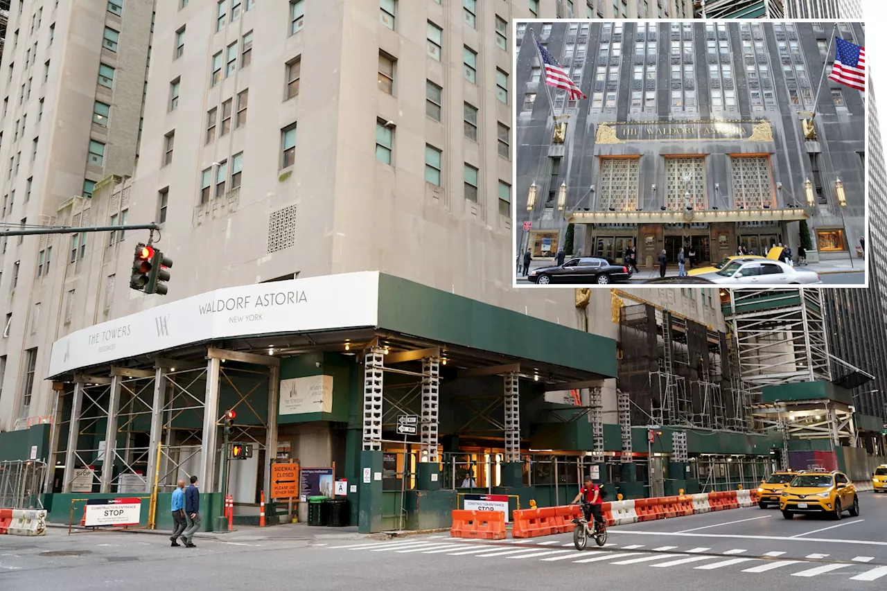 Waldorf Astoria’s much-hyped — and oft-delayed — grand re-opening is pushed back yet again