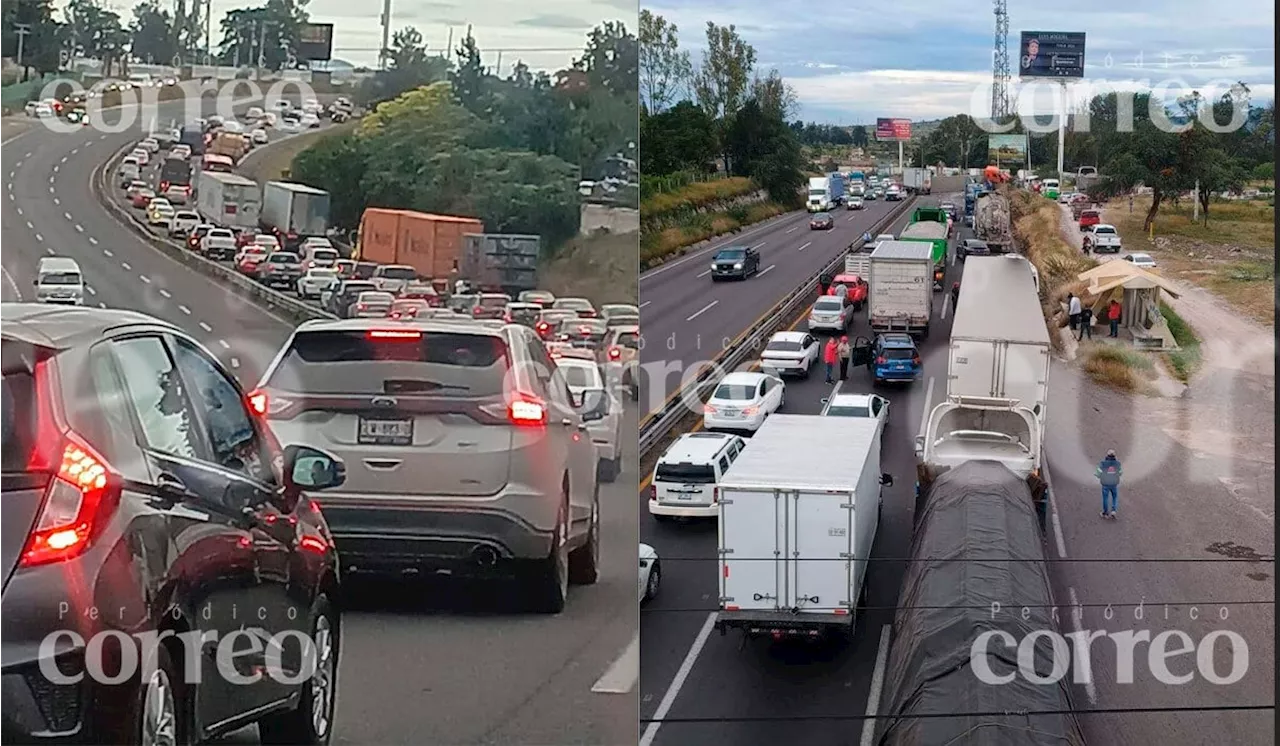 ¿Qué pasa en la carretera Silao-Irapuato? Accidente provoca intenso tráfico