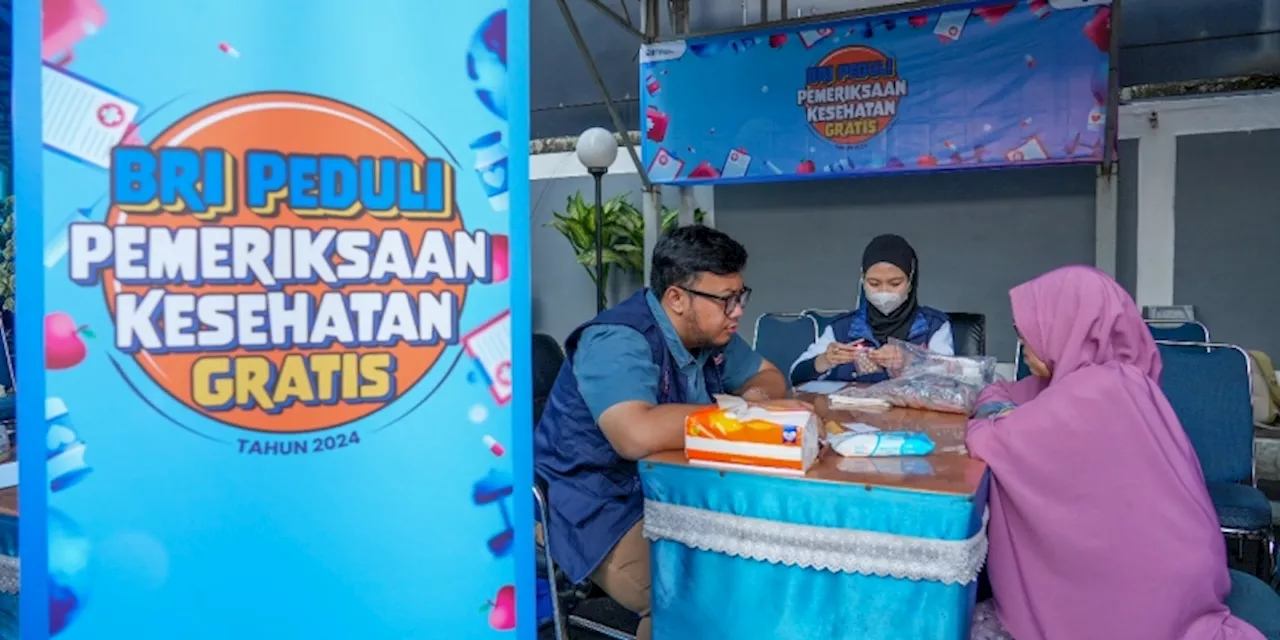 BRI Peduli Beri Pemeriksaan Kesehatan Gratis untuk 13.200 Orang di Berbagai Wilayah Indonesia