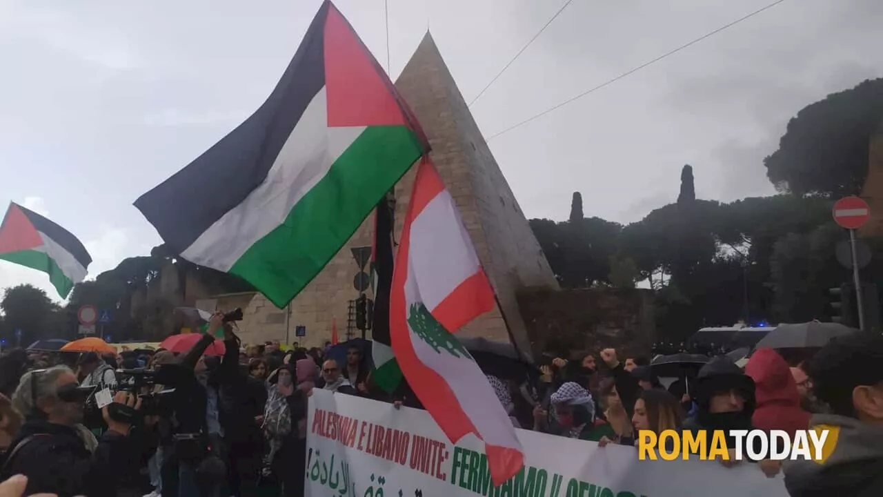 "Calci e pugni a uno studente perché aveva una bandiera della Palestina"