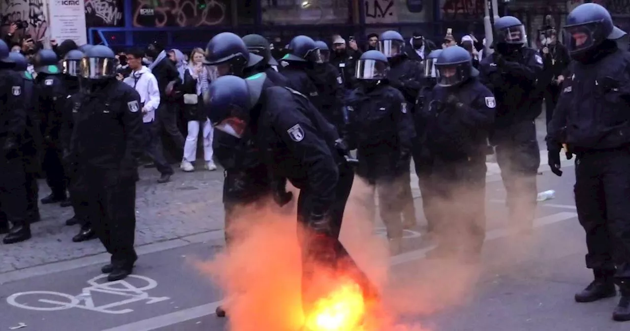 Berlin: Tumulte bei Pro-Palästina-Demo – Polizei schreitet ein