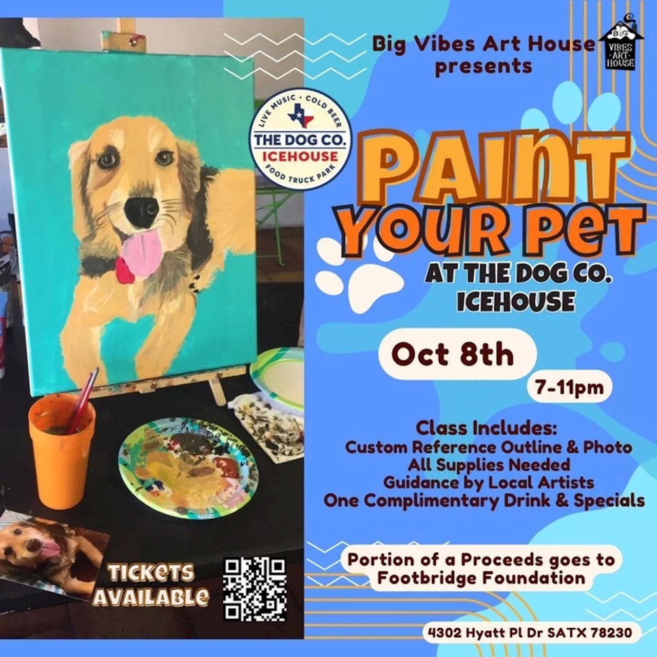 Paint Your Pet at the Dog Co. Icehouse