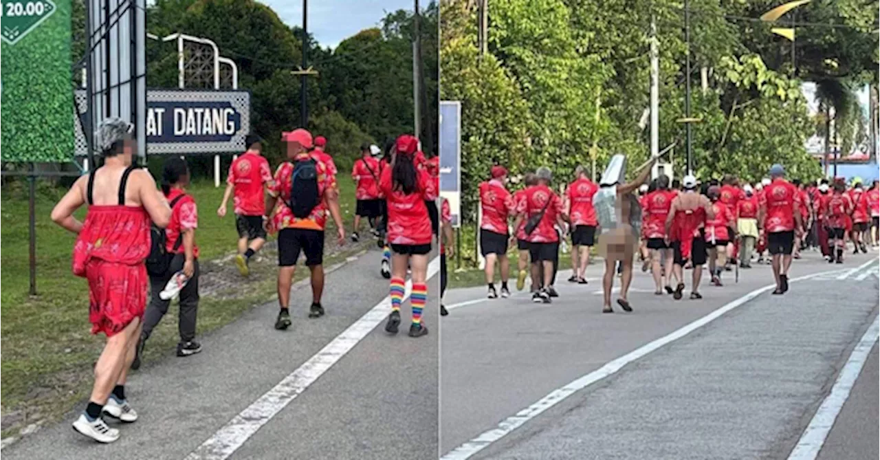 'Zero Tolerance In Johor' — Runners Detained For Wearing Inappropriate Clothes At Fun Run