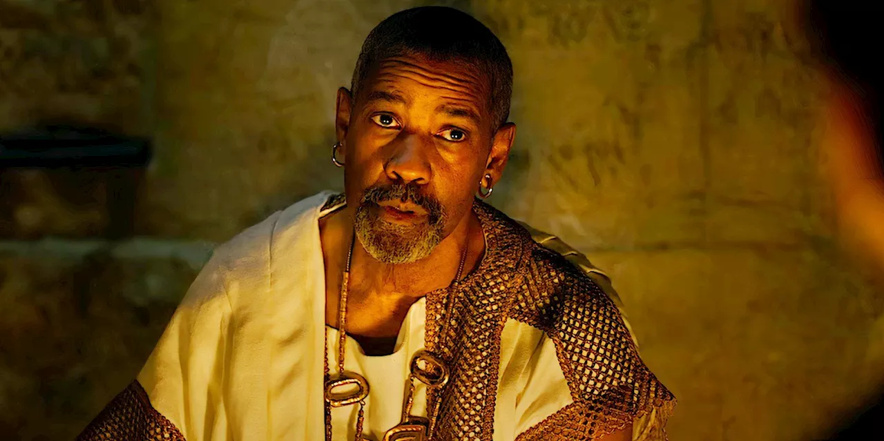 Denzel Washington Channels A Scheming Lord In New Gladiator 2 Images