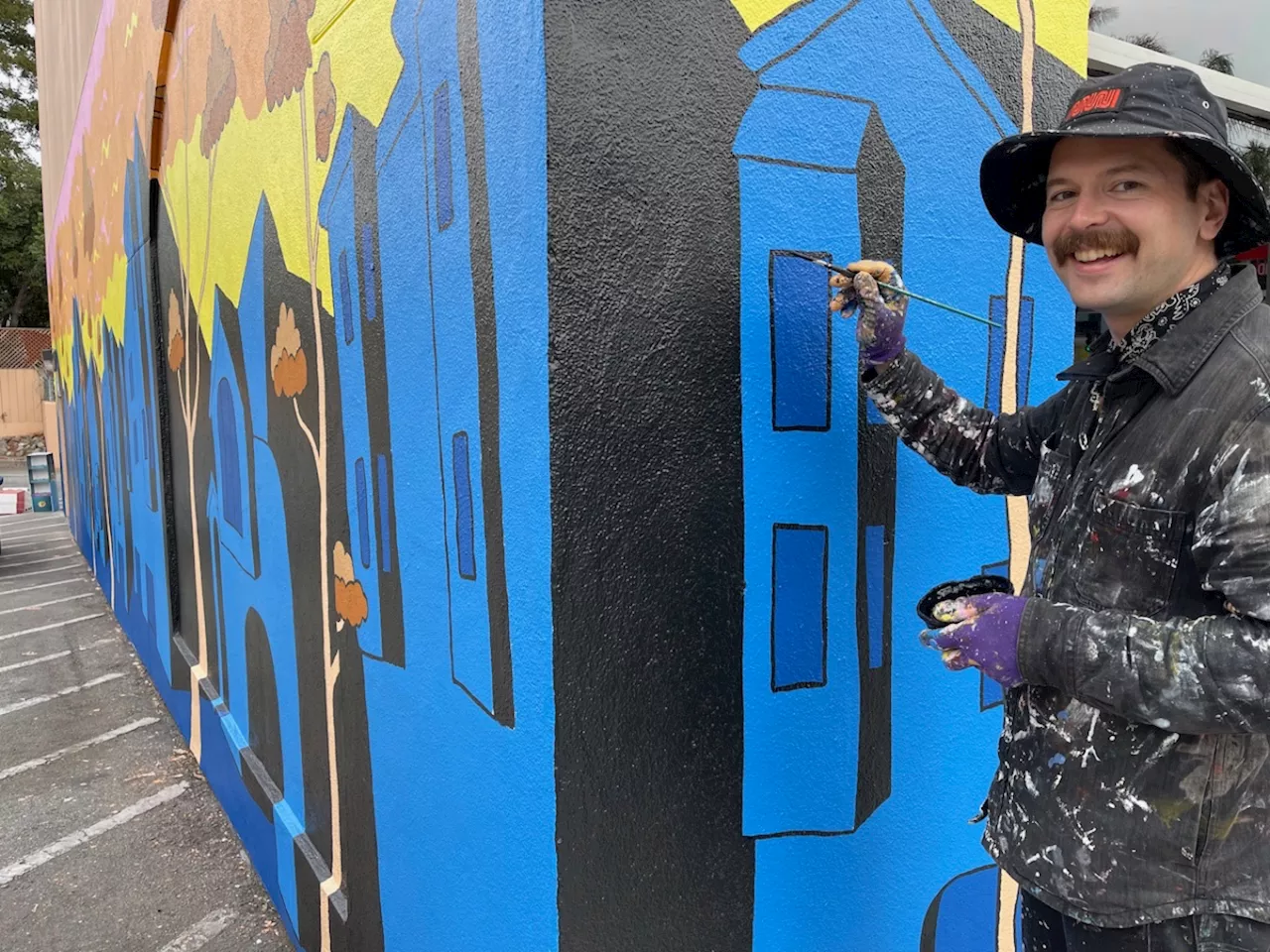 Neil Ballard brightens 24th and Potrero with another mural