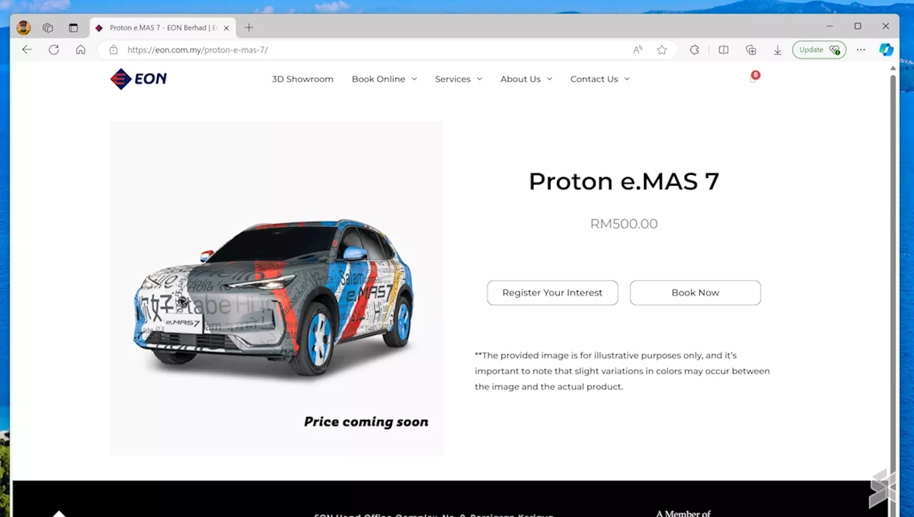 EON opens the order books for Proton e.MAS 7 EV