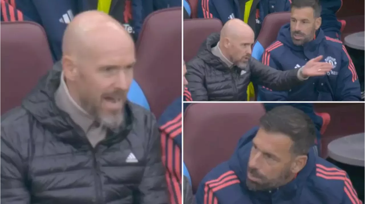 Body language expert spots revealing detail about Erik ten Hag after tense Ruud van Nistelrooy exchange