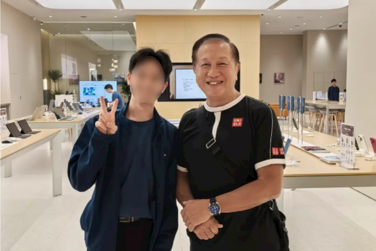 HK actor Samuel Kwok Fung spotted shopping at The Exchange TRX in KL