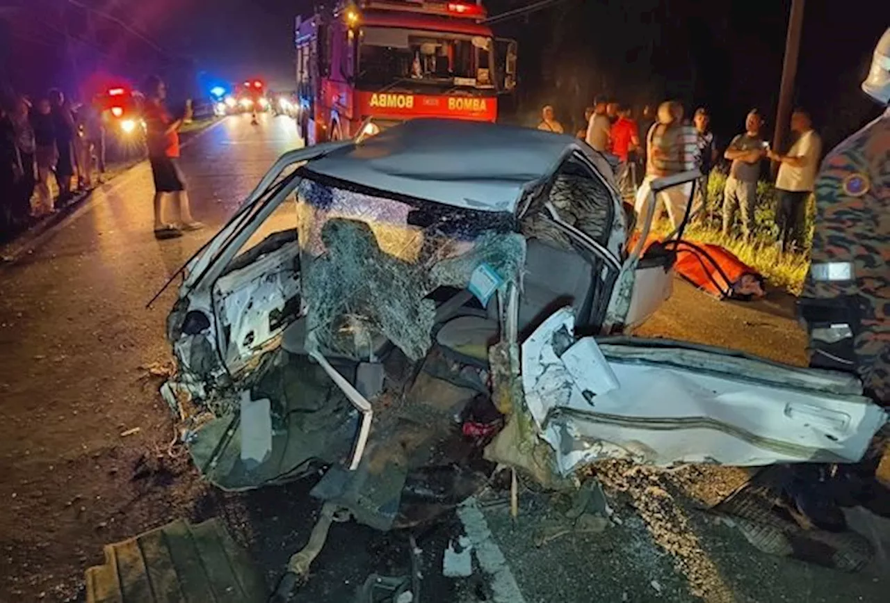 Three killed, two seriously injured in Lahad Datu accident