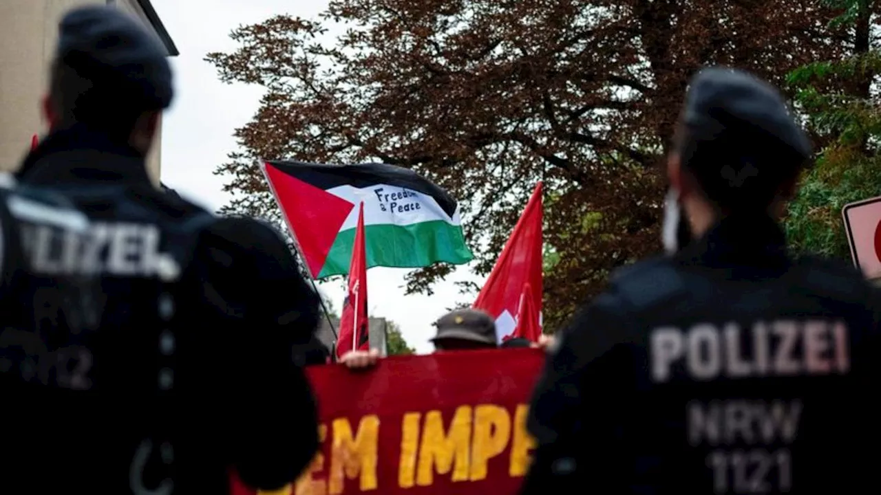 Kundgebungen: Pro-Palästina-Demos in NRW am Jahrestag des Hamas-Überfalls