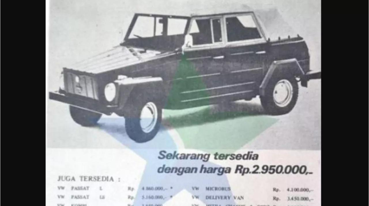 Harga Setara HP, Mobil VW Ini Dulunya Cuma Dibanderol Rp 2 Jutaan pada 1970-an