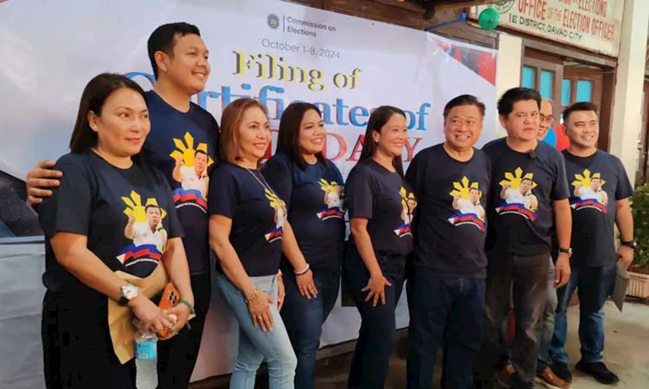 Hugpong bets file COC on 6th day