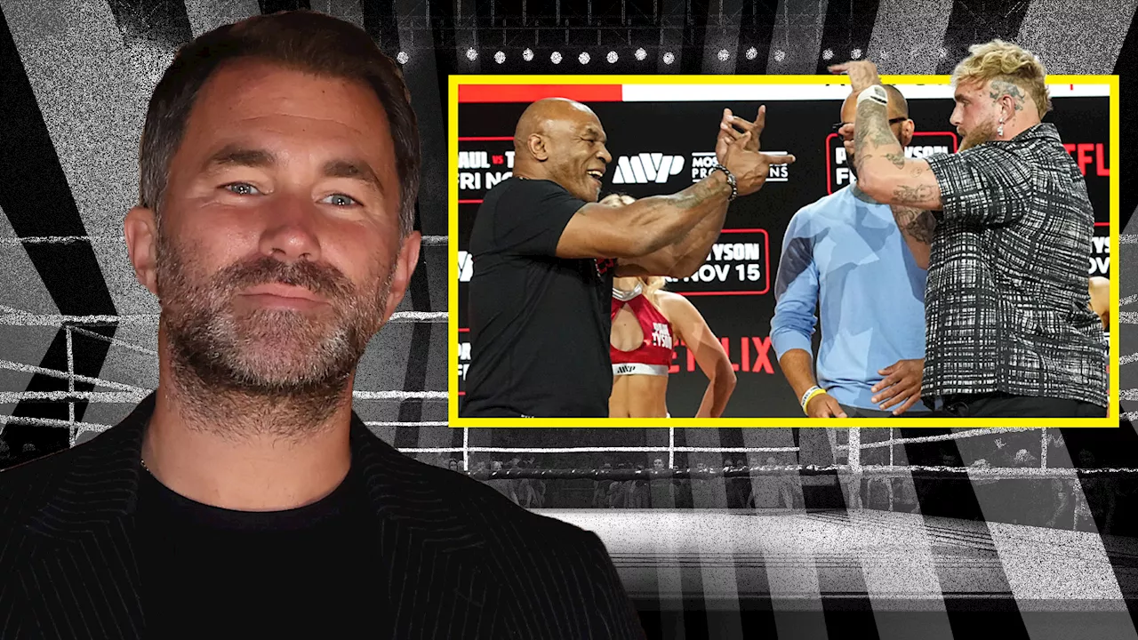 ‘Dangerous, irresponsible and disrespectful’ – Eddie Hearn rips into Mike Tyson vs Jake Paul and plans ring...