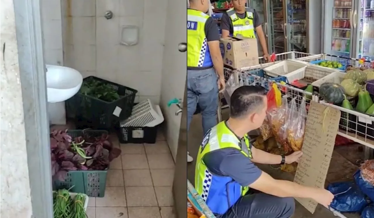 [Video] KPDN Melaka Dedah Kedai Runcit Simpan Sayur Jualan Dalam Tandas Bikin Ramai Loya Tekak