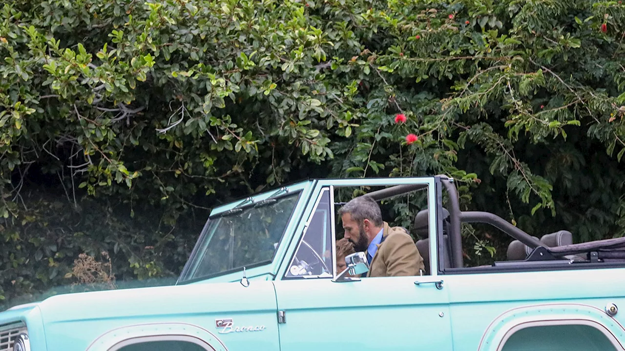 Ben Affleck's Electric Ford Bronco Breaks Down on Freeway With Son in Tow