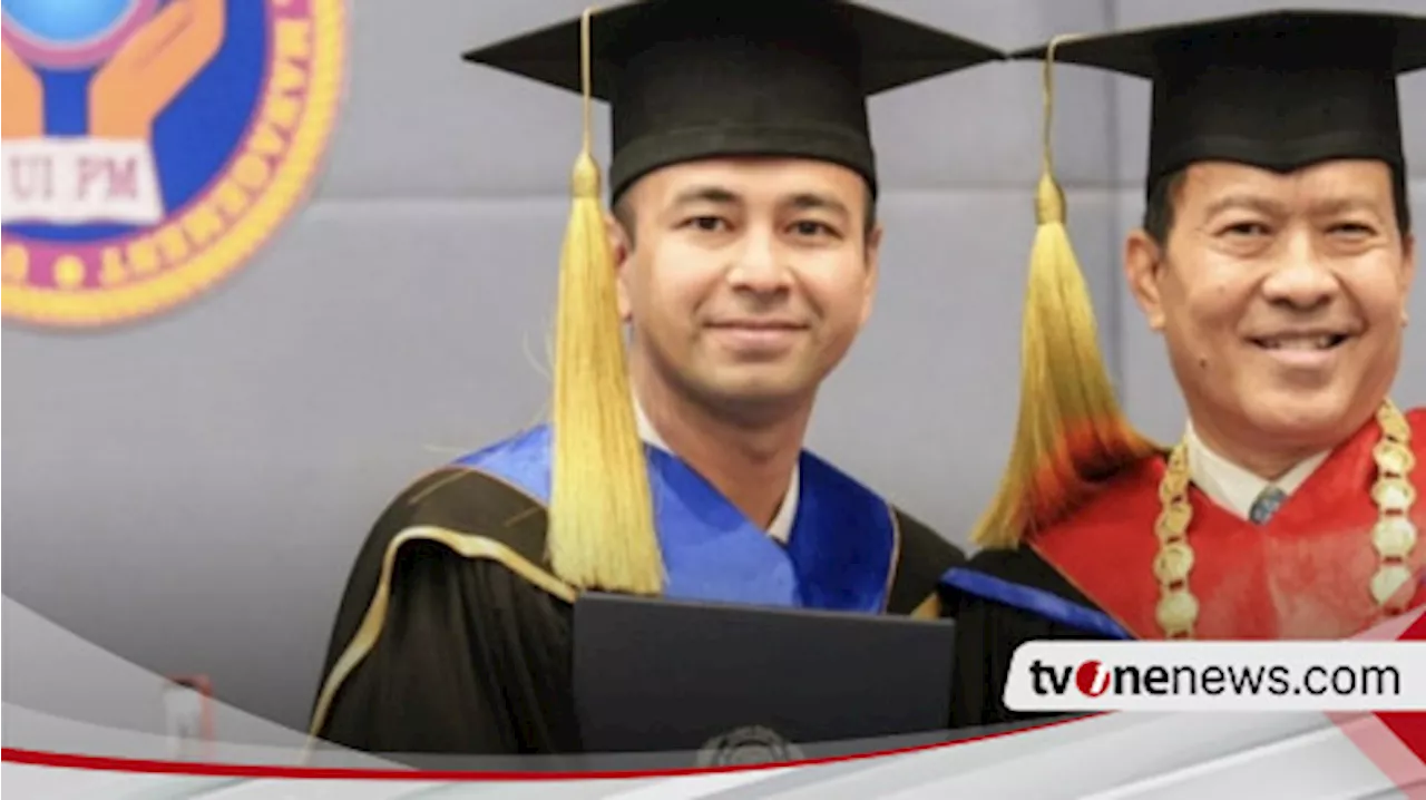 Raffi Ahmad Dapat Gelar Doktor Honoris Causa, Berapa Biaya Ujian dan Wisuda Program Doktor?