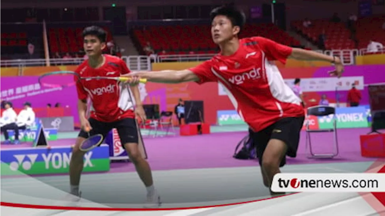 Rekap Hasil Kejuaraan Dunia Junior Bulutangkis 2024: Wakil Indonesia Nyaris Tampil Sempurna di Hari Pertama