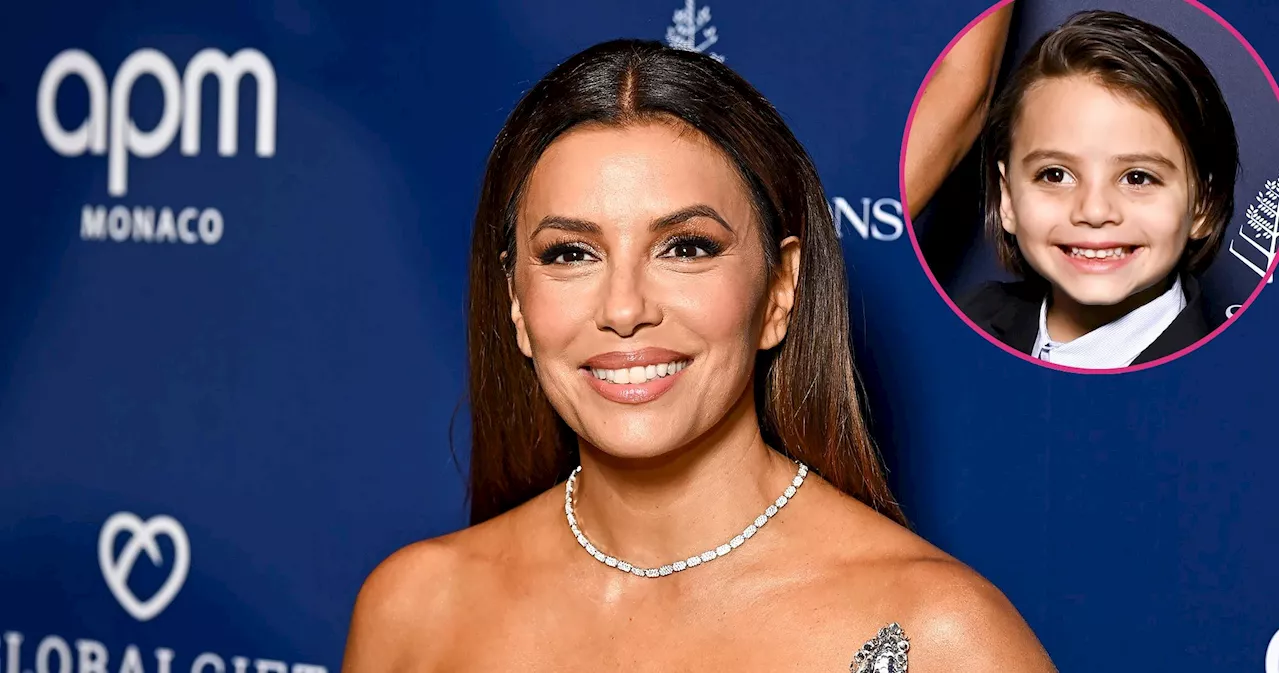 Eva Longoria's 6-Year-Old Son Wears a Tiny Tux on Red Carpet