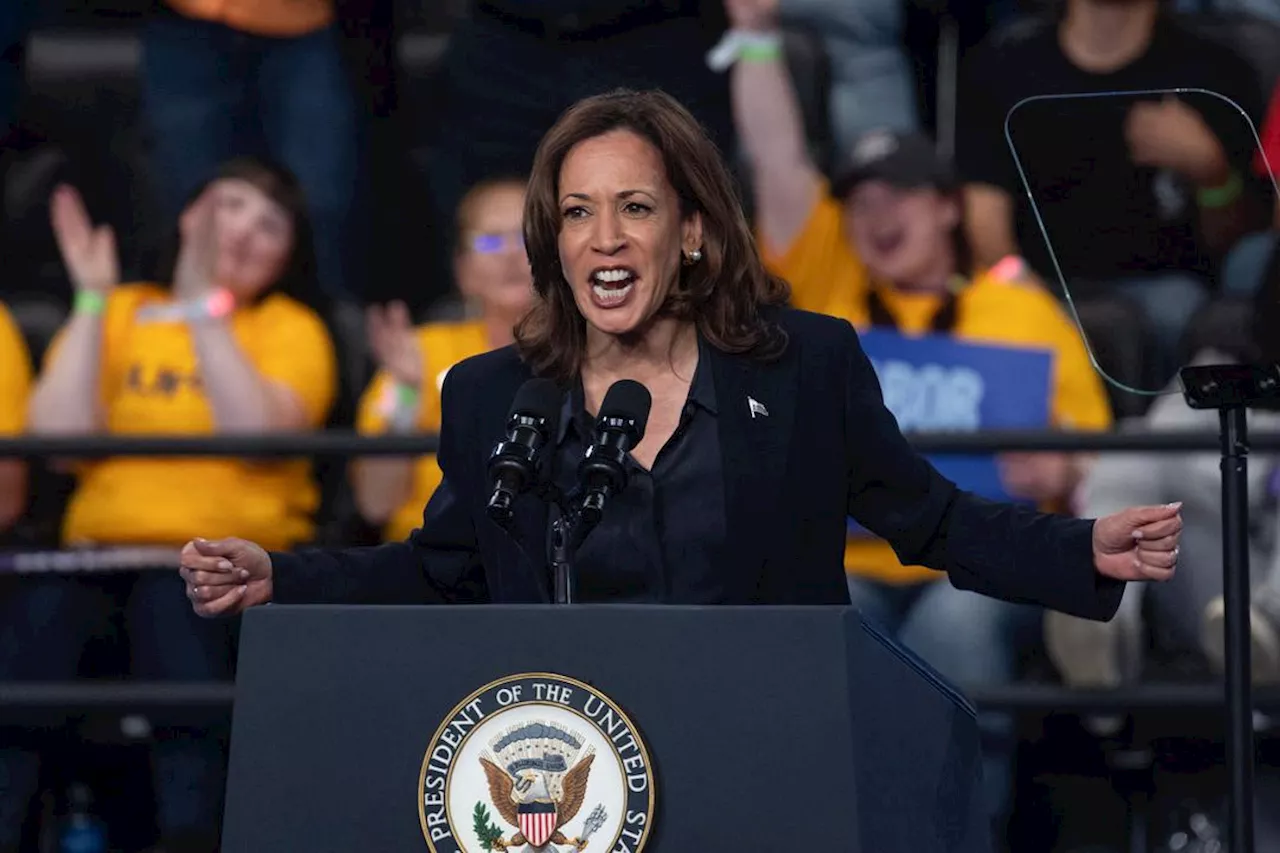 Kamala Harris tar Michigan med flammende tale