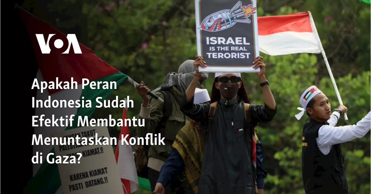 Apakah Peran Indonesia Sudah Efektif Membantu Menuntaskan Konflik di Gaza?