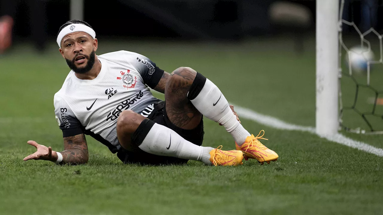 'Memphis Depay mogelijk maanden voor aflopen contract al weg bij Corinthians'