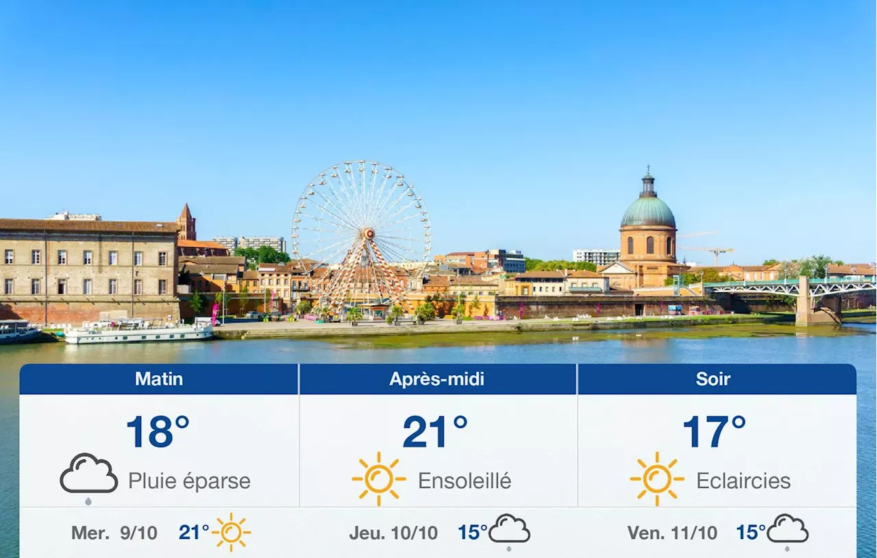 Météo Toulouse: prévisions du mardi 8 octobre 2024