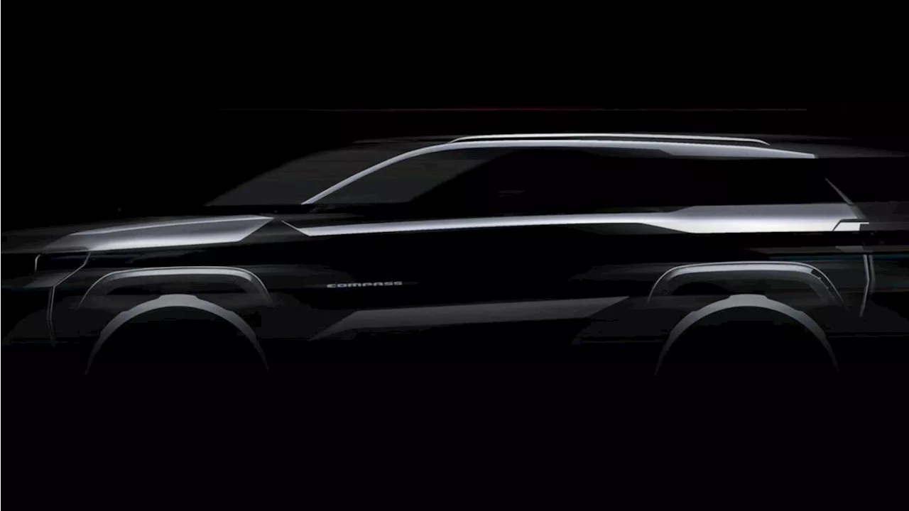 2026 Jeep Compass teased with tougher styling, electric power