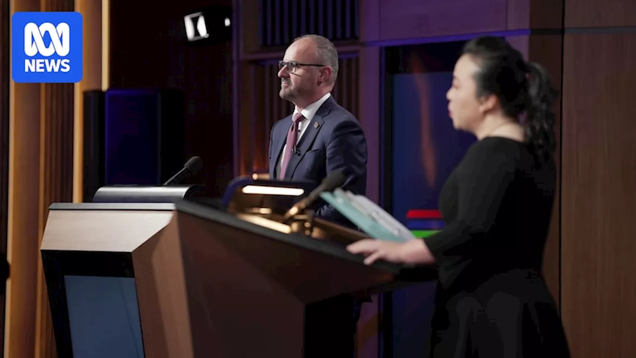 Chief Minister Andrew Barr and Canberra Liberals Leader Elizabeth Lee had just 30 minutes to cut through in the debate — here are the five key takeaways