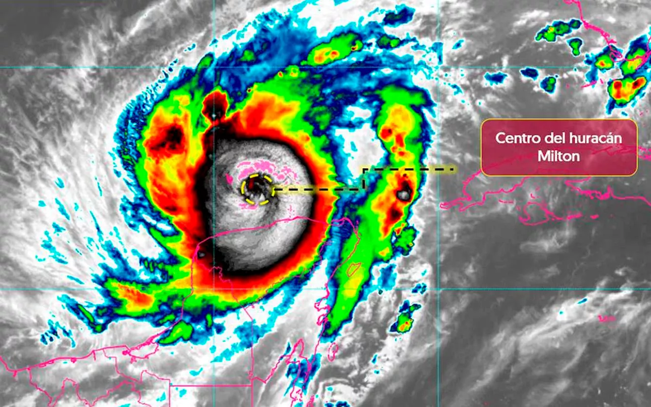 'Milton' se degrada a categoría 4; no tocará tierra en la península de Yucatán