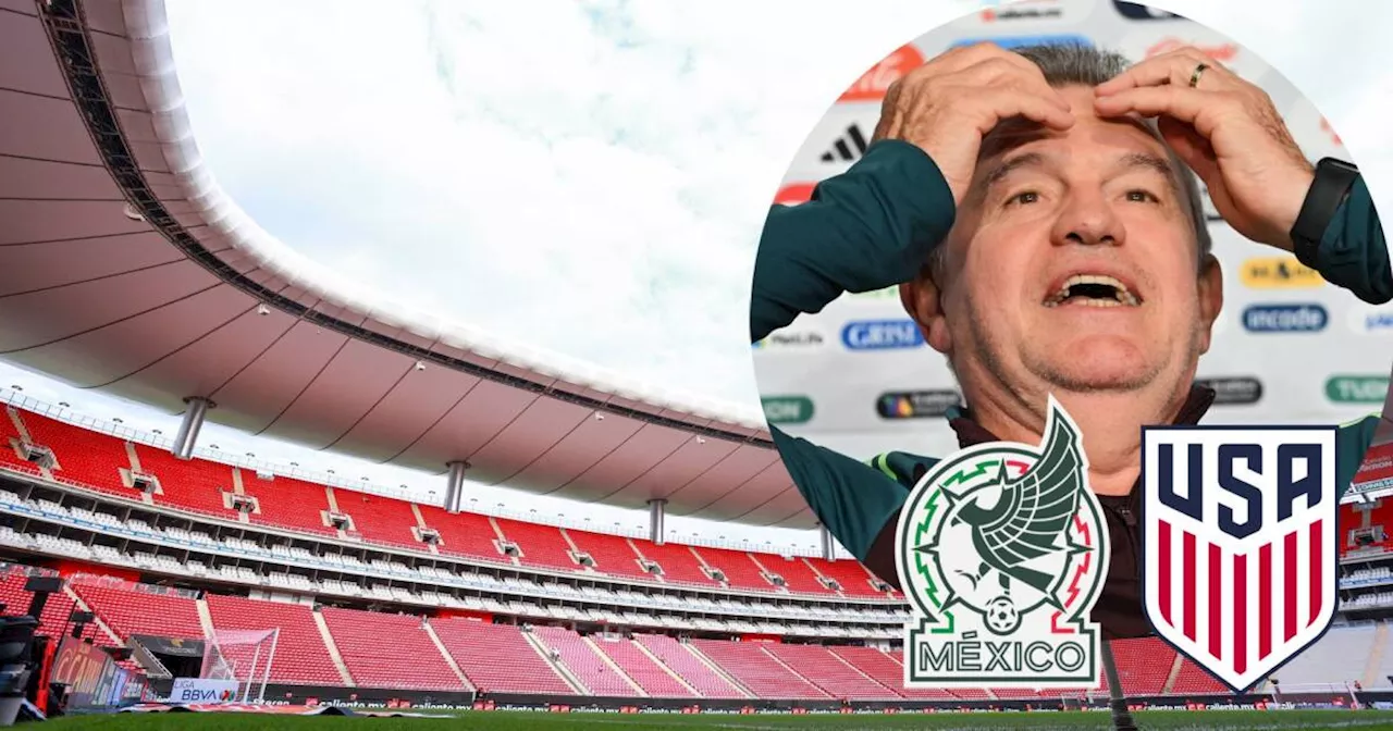 ¿Cambio de sede? Reportan mal estado de cancha del Estadio Akron, de cara al México vs Estados Unidos