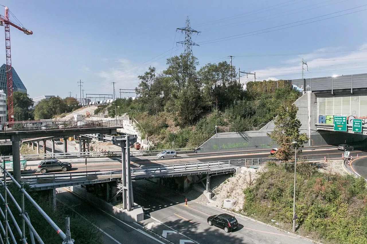 Wegen Baustelle: Verkehr staut sich in Muttenz-Nord