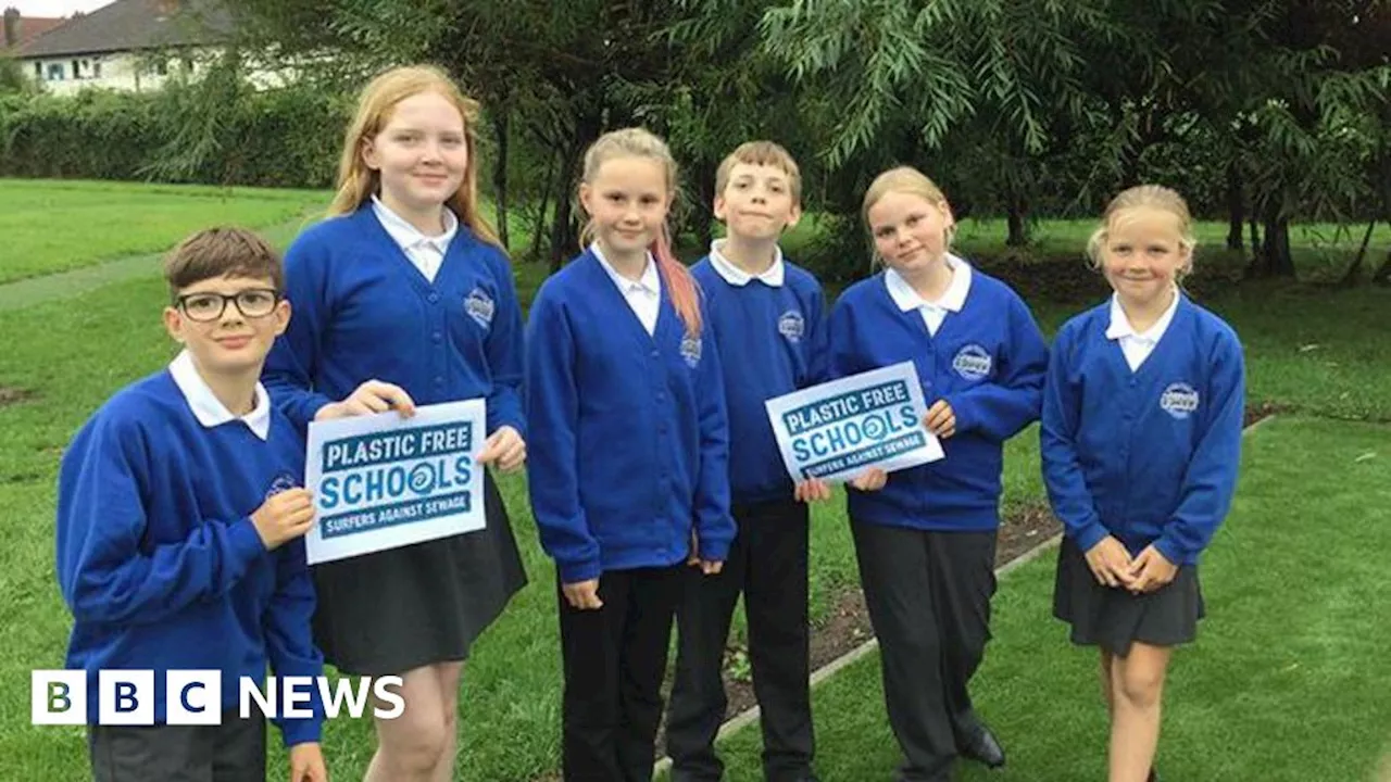 Somerset pupils win award for reducing single-use plastics