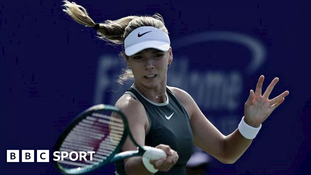 Katie Boulter beaten by Lesia Tsurenko in Wuhan Open first round