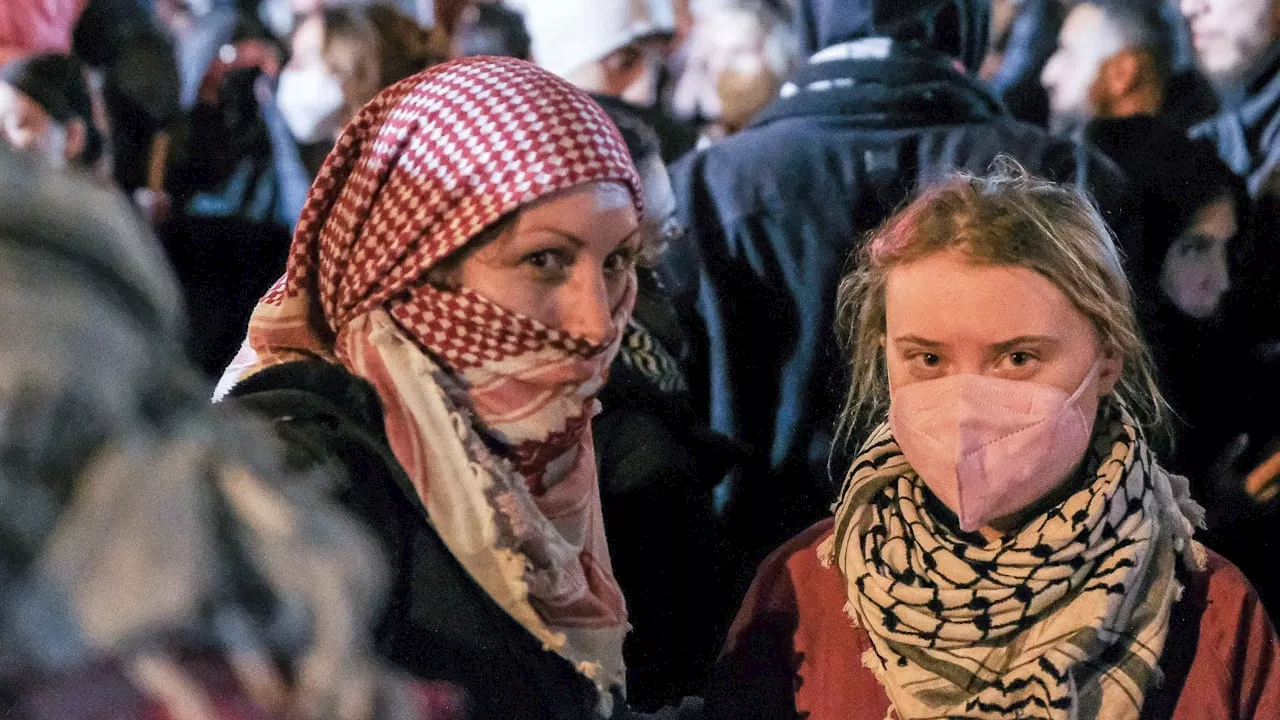 Pro-Palästina-Camp in Dortmund gestoppt: Polizei stuft Greta Thunberg als „gewaltbereit“ ein