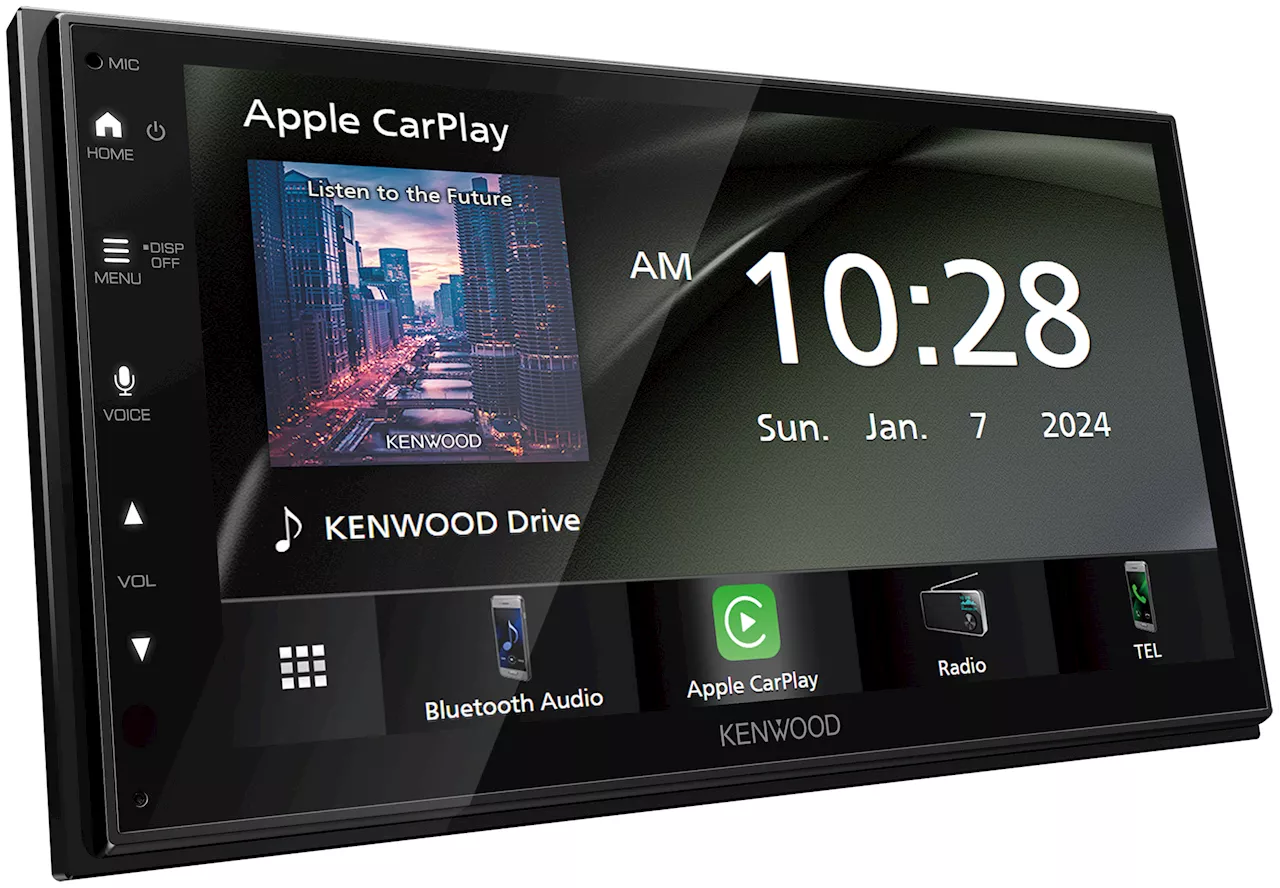 ケンウッド、ディスプレイオーディオ2024年モデル Apple CarPlayとAndroid Autoとのワイヤレス連携が可能