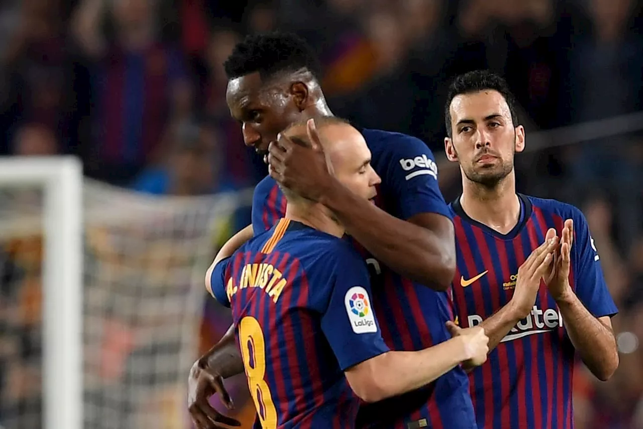 Yerry Mina y su mensaje a Iniesta: “Gracias por tu fútbol y por hacernos disfrutar tanto”