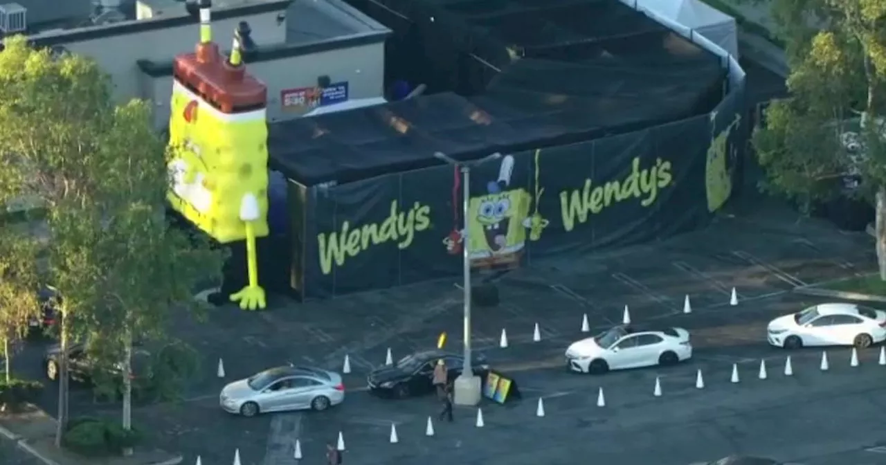 Panorama City Wendy's offers SpongeBob drive-thru, and Krabby Patties