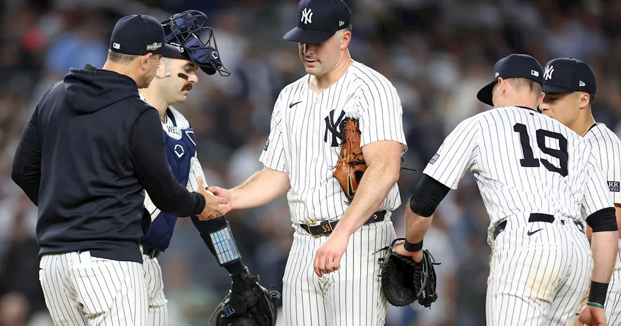 Carlos Rodón comes unglued, Yankees' big bats shut down in Game 2 loss to Royals