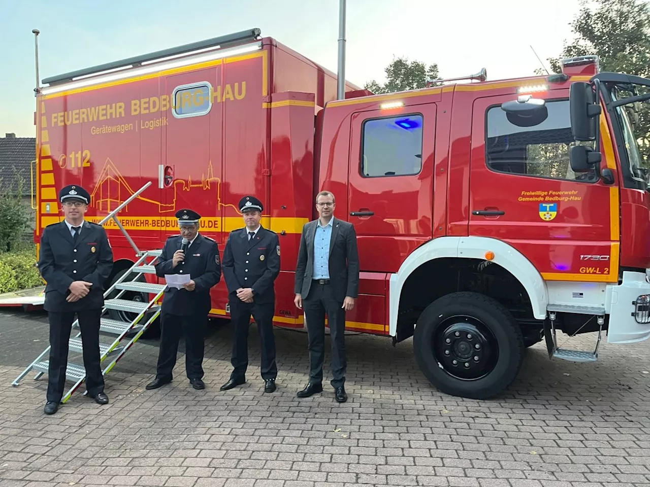 Freiwillige Feuerwehr Bedburg-Hau erhält ein neues Einsatzfahrzeug mit ganz besonderen Möglichkeiten