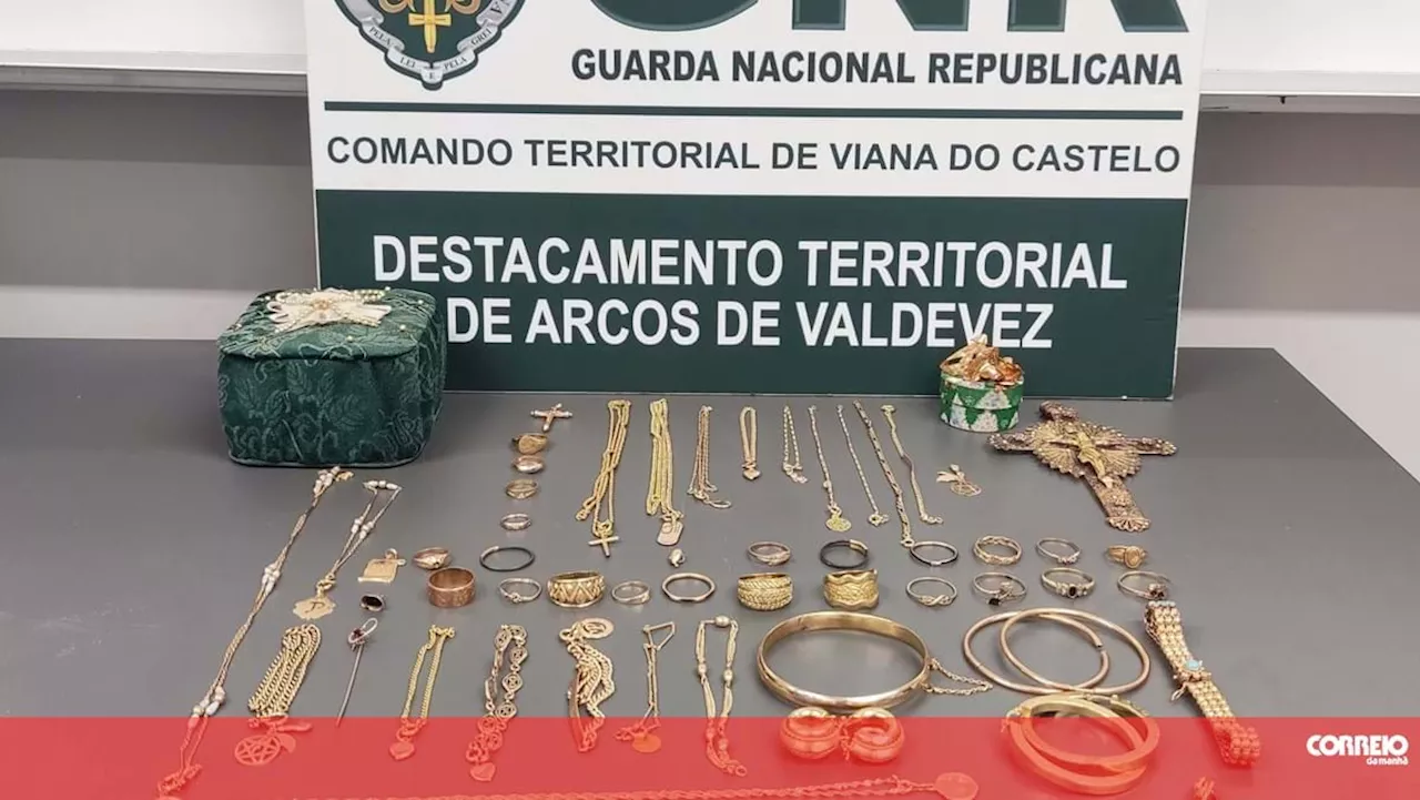 Rouba 15 mil euros em peças de ouro em Arcos de Valdevez